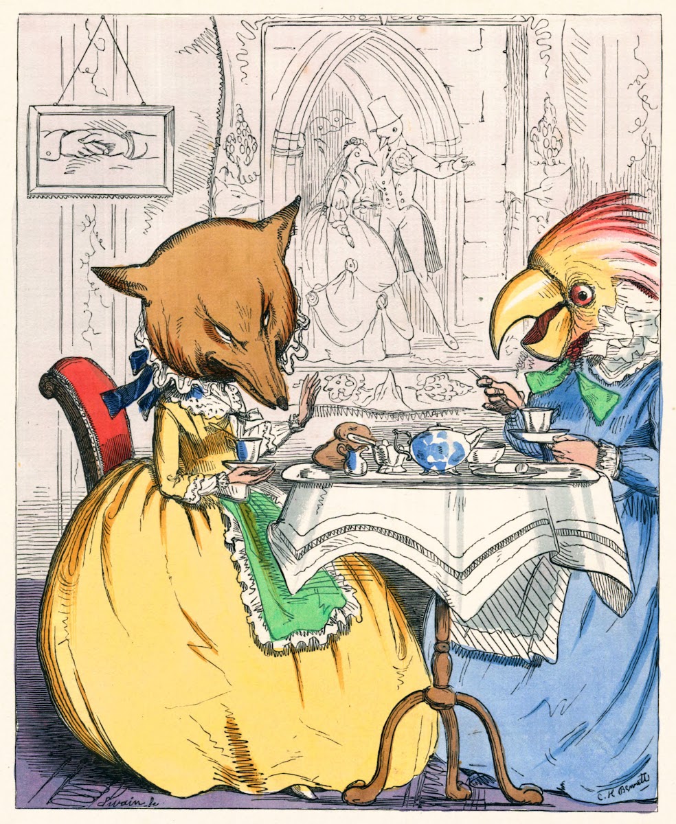 The Fox And The Grapes 1857
