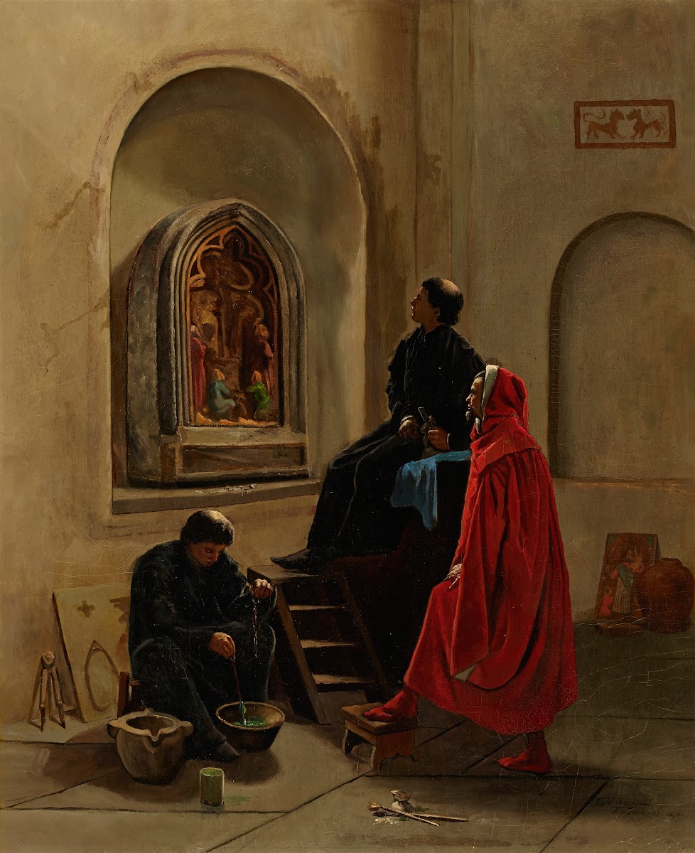 The Artist Paints the Church 1870