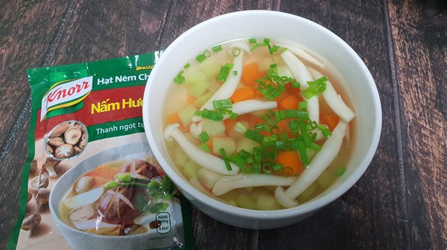 Canh Nấm Củ Quả