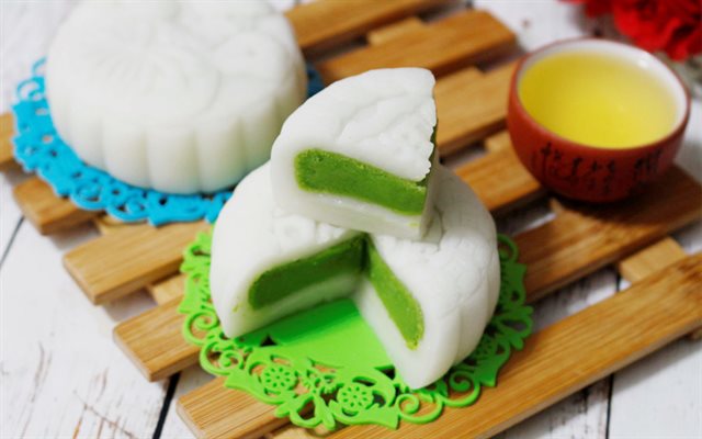 Bánh Dẻo Nhân Trà Xanh