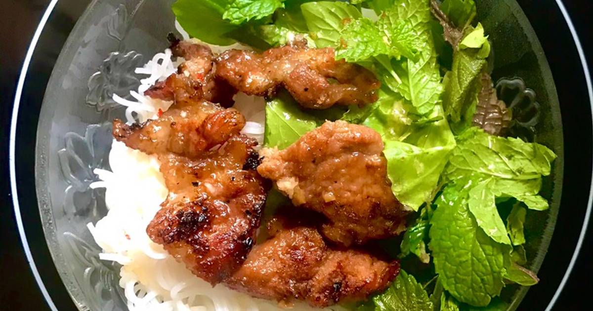 Bún thịt heo nướng