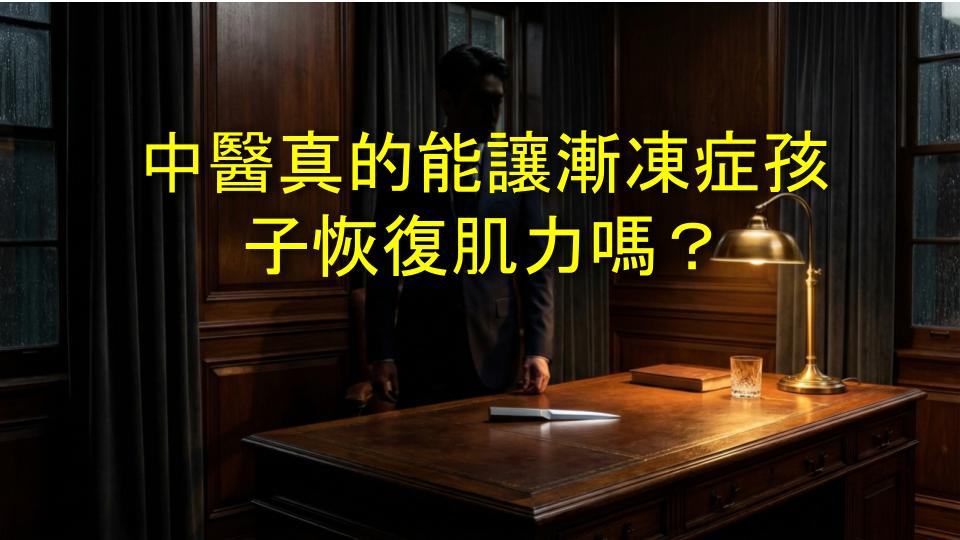 中醫真的能讓漸凍症孩子恢復肌力嗎？
