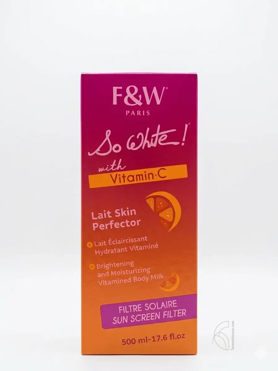 Fair & White So White with Vitamin C Brightening and Moisturizing Vitamined Body Milk