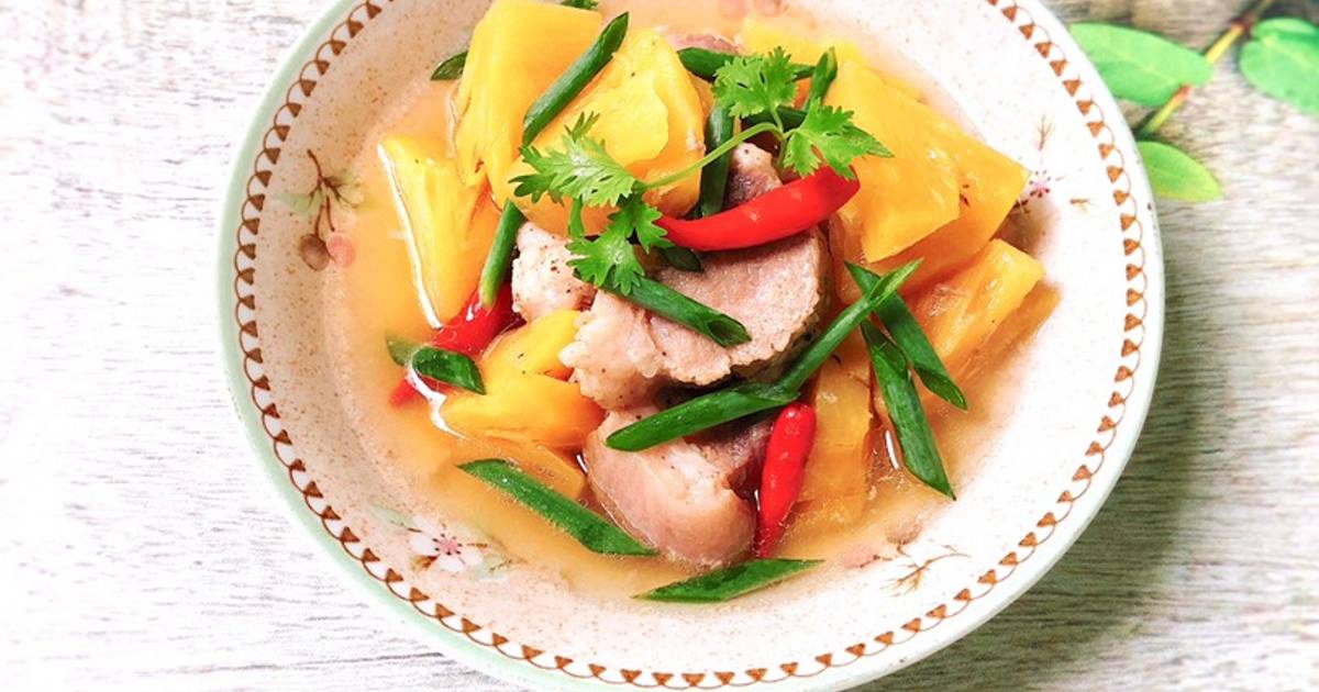 Thịt Giò Heo Kho Thơm(Dứa)