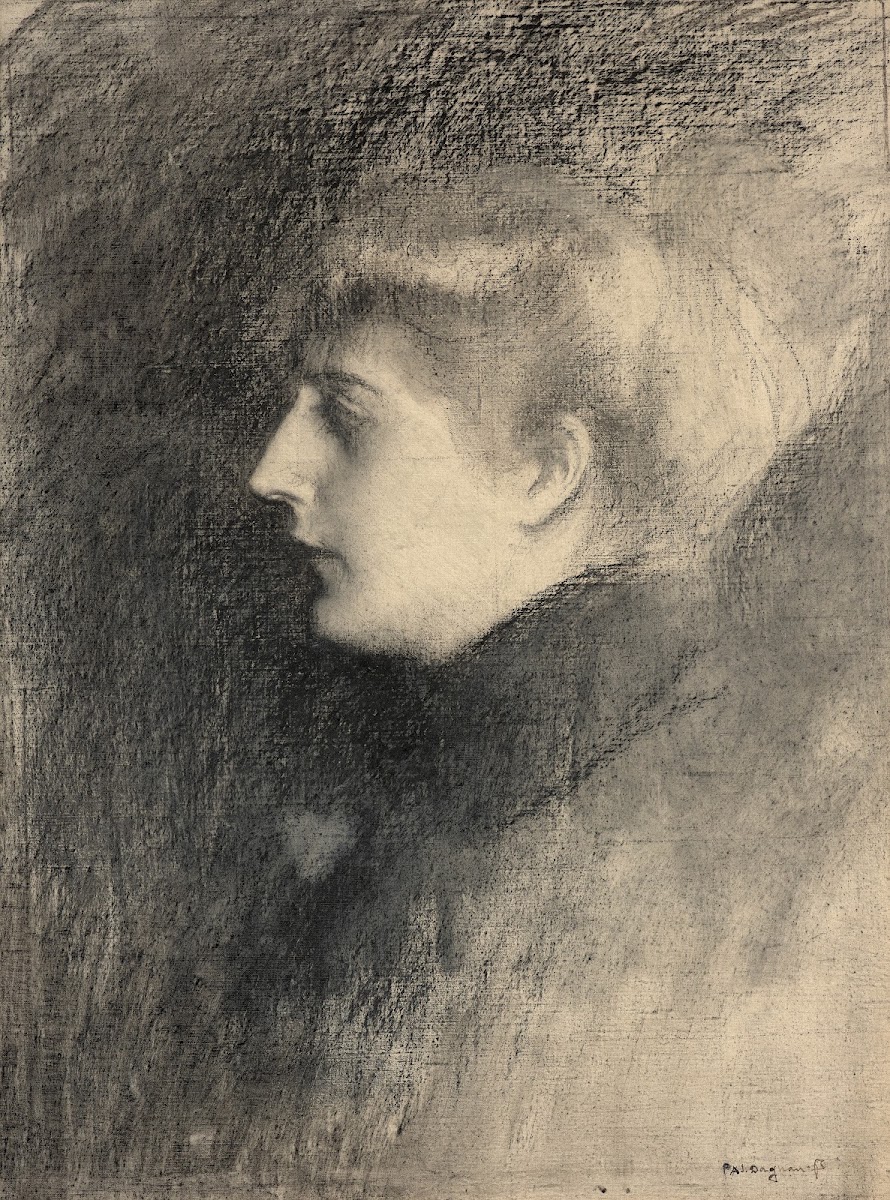 Portrait of a lady in profile