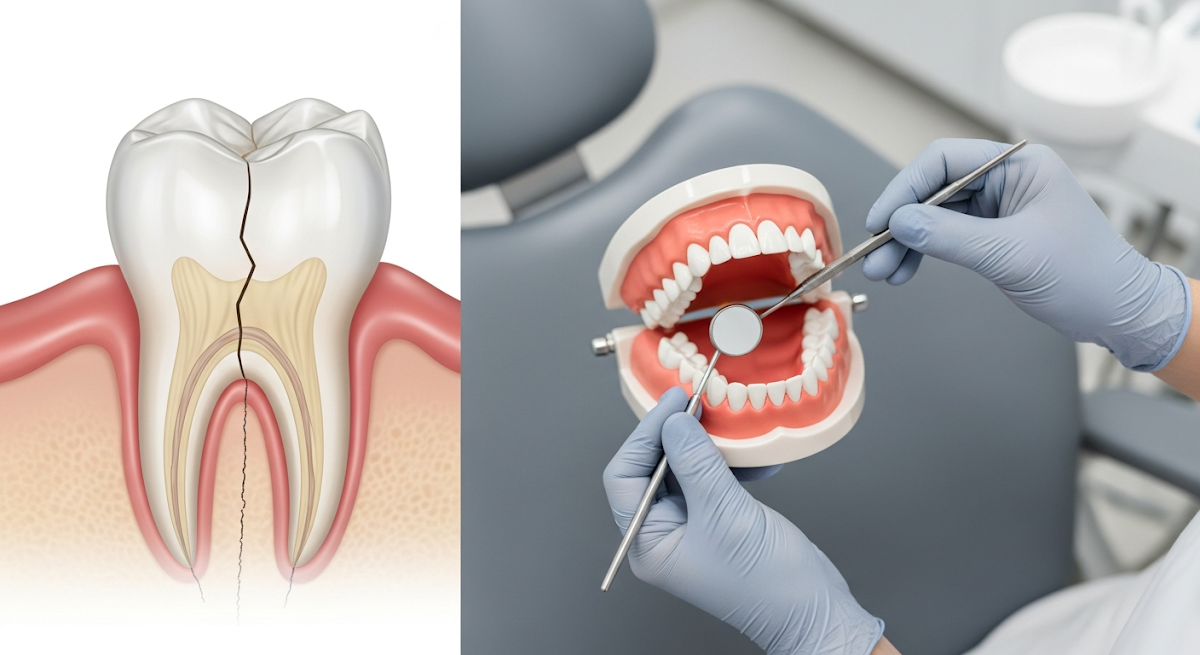 牙裂點算治療過程 - 顯微鏡下的修復程序