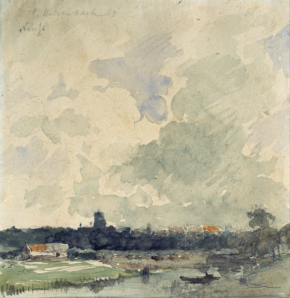 View of Neuss 1865