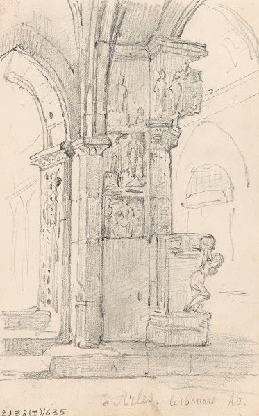 Interior of a Church in Arles 1840