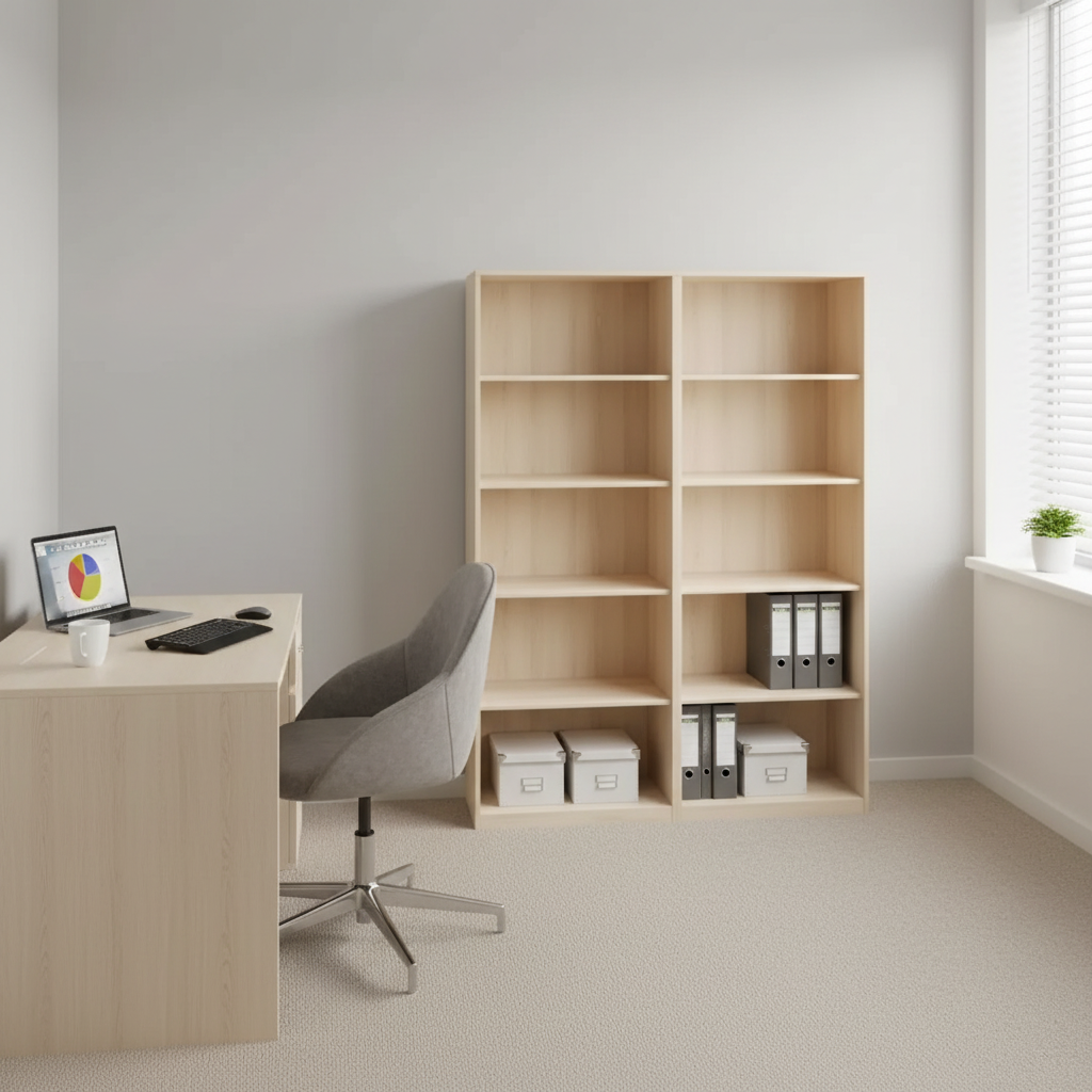 RADAR Color Full Height Medium Open Shelf Cabinet