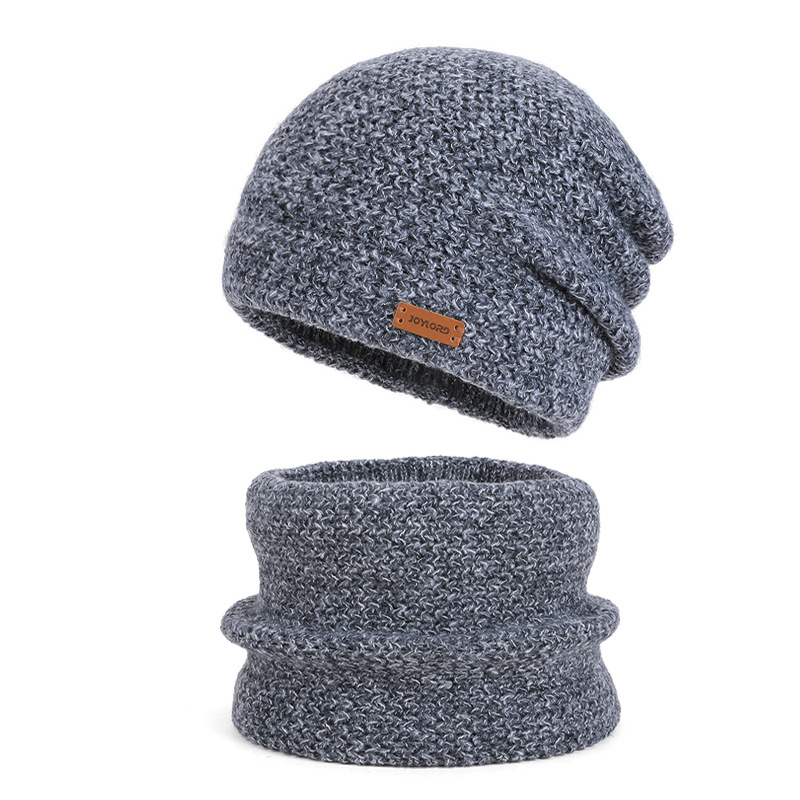 Women’s Winter Set: Knitted Hat and Scarf with Lining