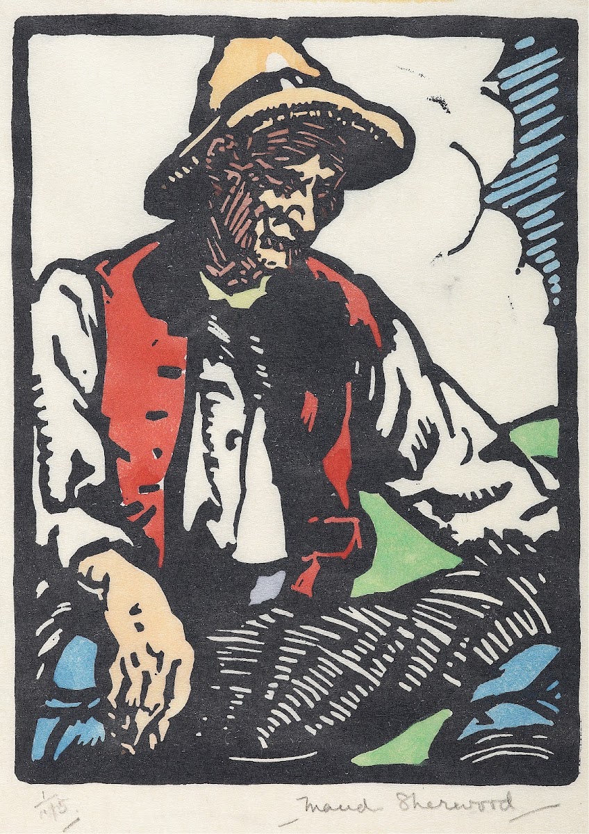 Seated peasant 1928