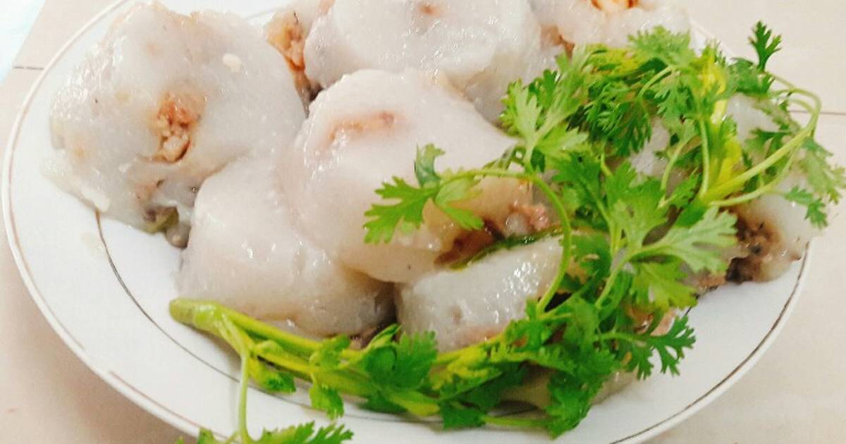 Bánh giò đổ khuôn