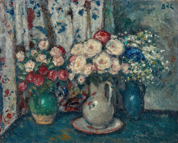 Deux bouquets de roses