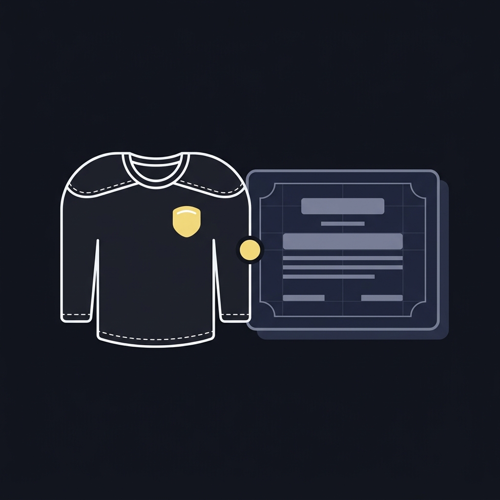 Minimal 2D vector of a hockey jersey icon beside a simplified stock certificate symbolizing equity stakes and ownership in Funded Plays brand colors nhl odds today