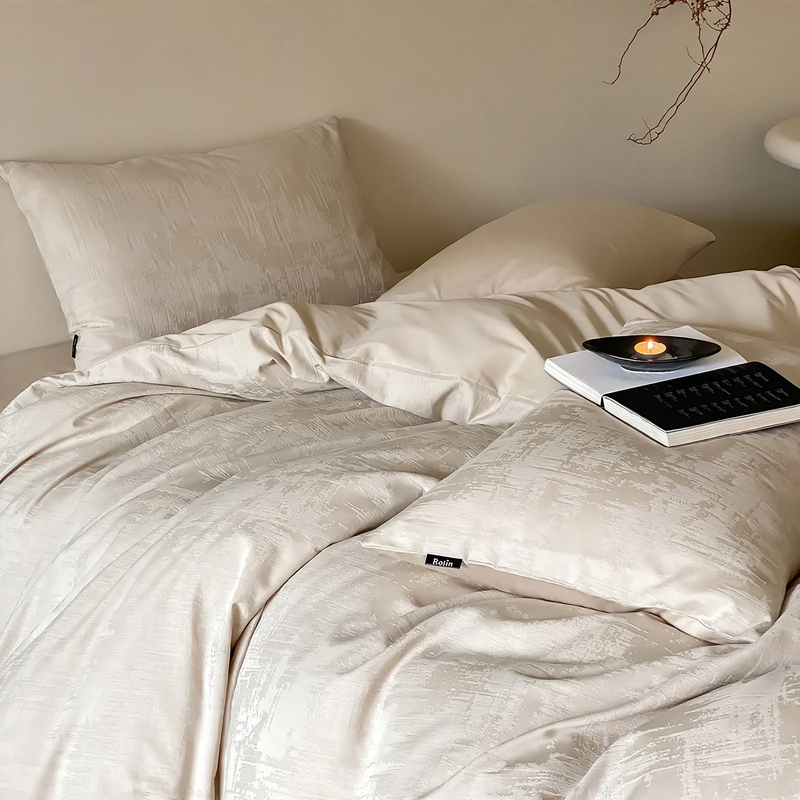 Long-Staple Cotton Bedding, 4-piece, Satin-Weave