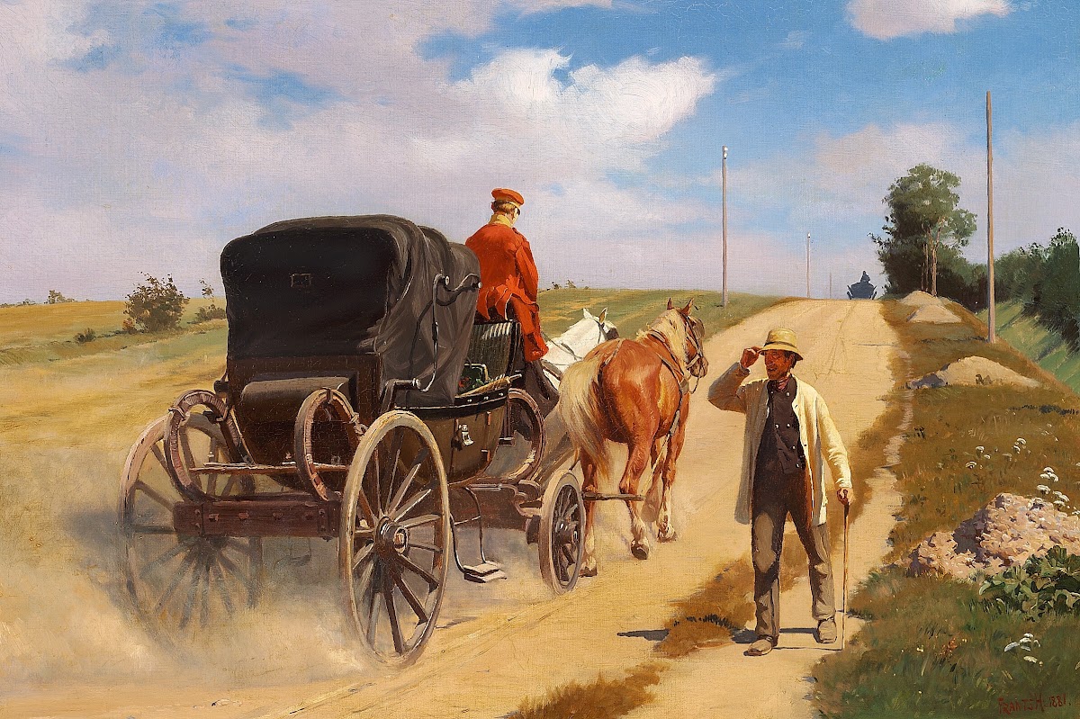 På en landevej 1881