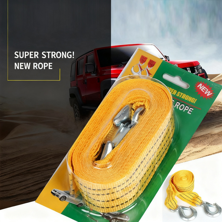 Towing rope, 3 m, nylon, 3 tons
