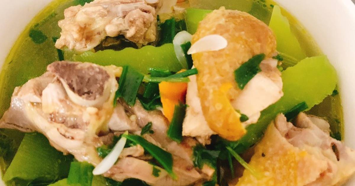 Canh bí xanh thịt gà