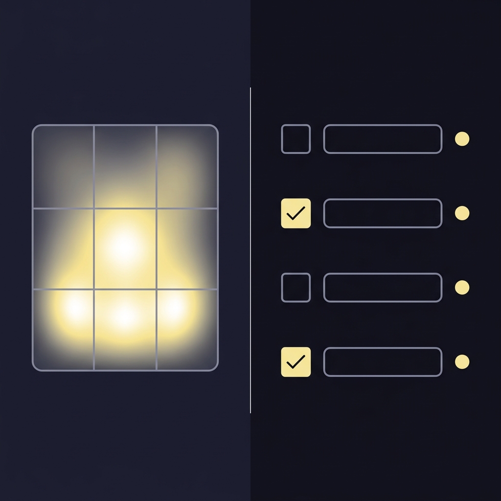 Pitcher Strikeout Props Explained split screen 2D vector showing a strike zone heatmap left and a minimalist postgame CLV logging checklist right in Funded Plays brand colors full bleed