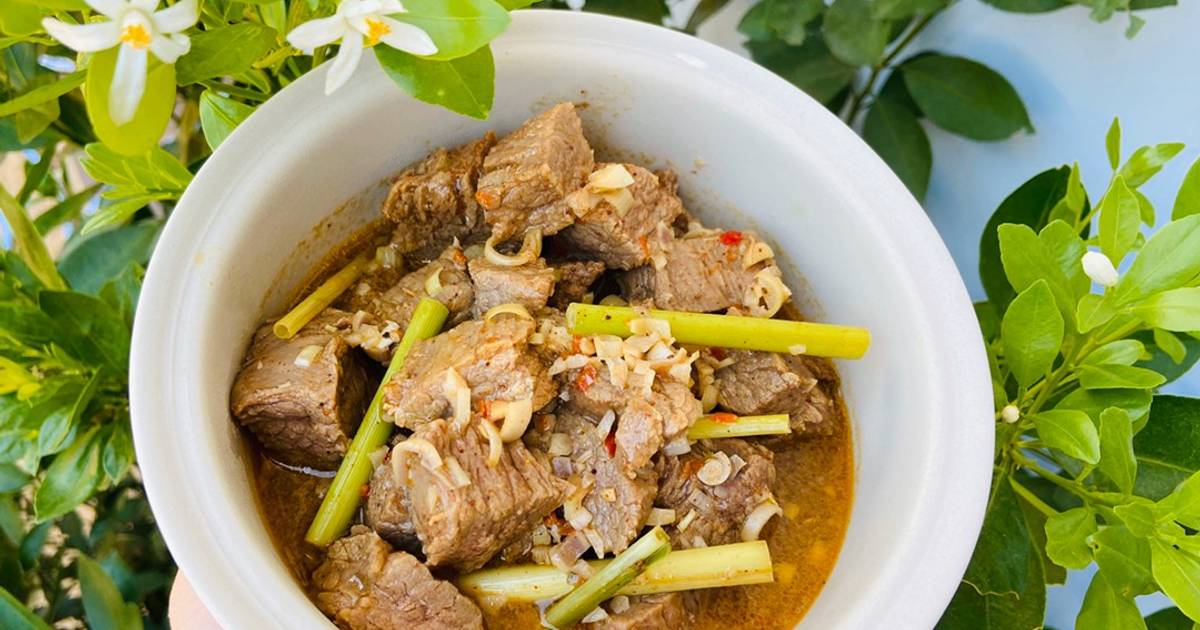Bò kho sả ớt