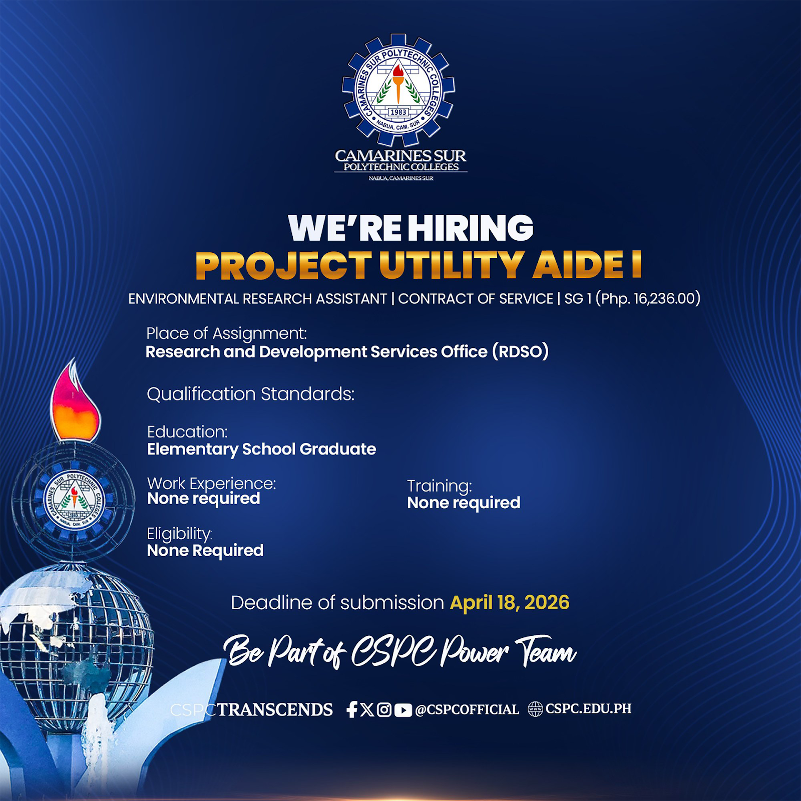 𝗪𝗘’𝗥𝗘 𝗛𝗜𝗥𝗜𝗡𝗚! |