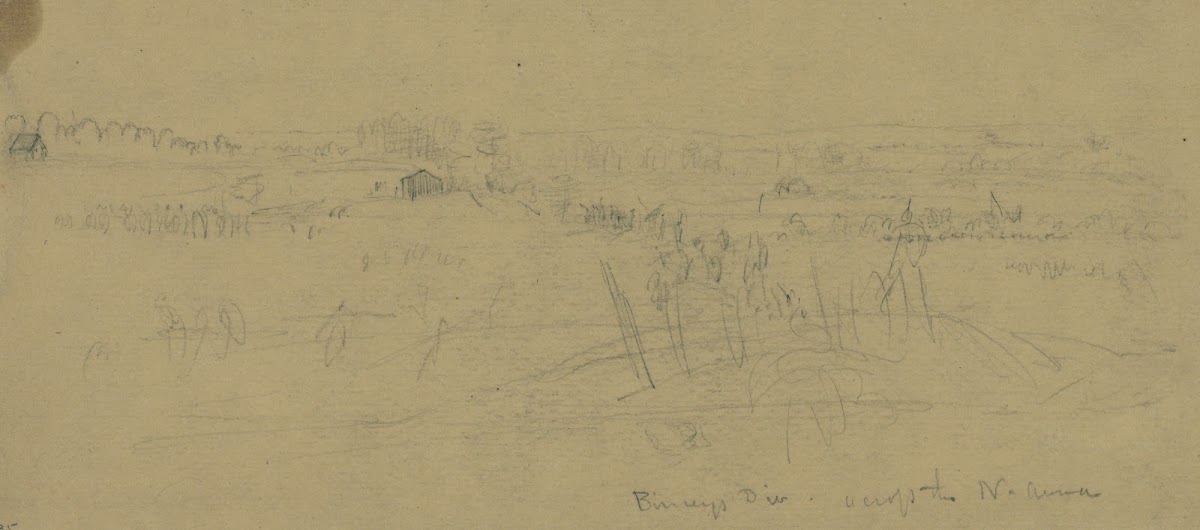 Birneys Div across the N Anna 1864