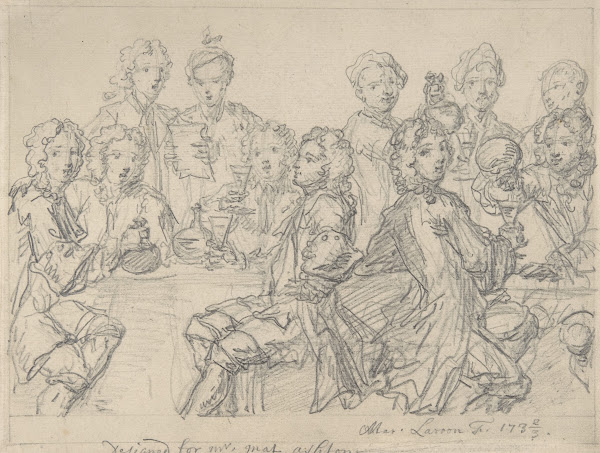 Group of Figures at a Table 173233
