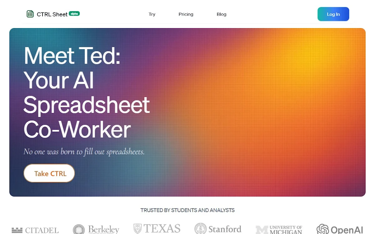 Captura de CTRL Sheet