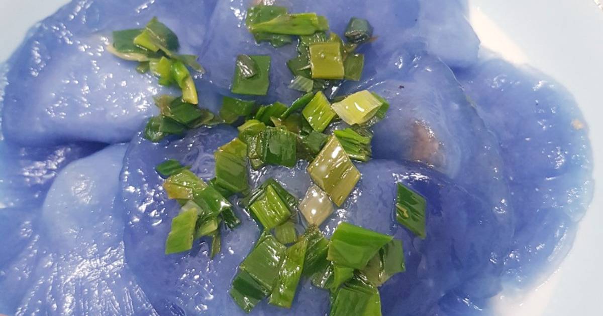 Bánh Bột lọc hoa đậu biếc