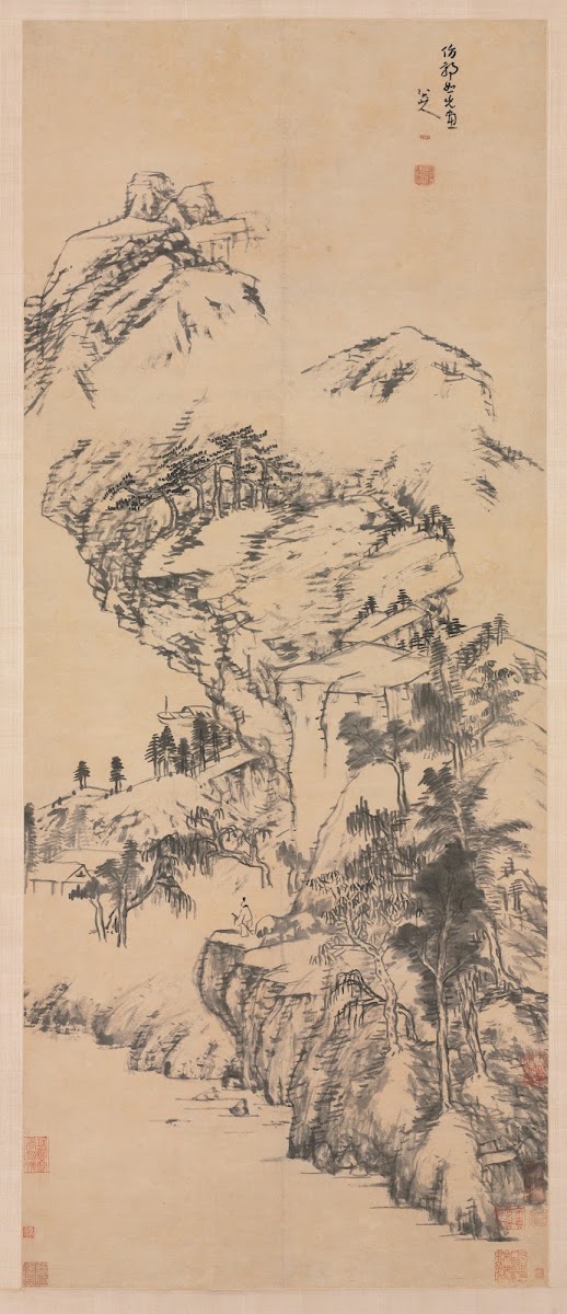 Landscape After Guo Zhongshu Mid 1600s 1705