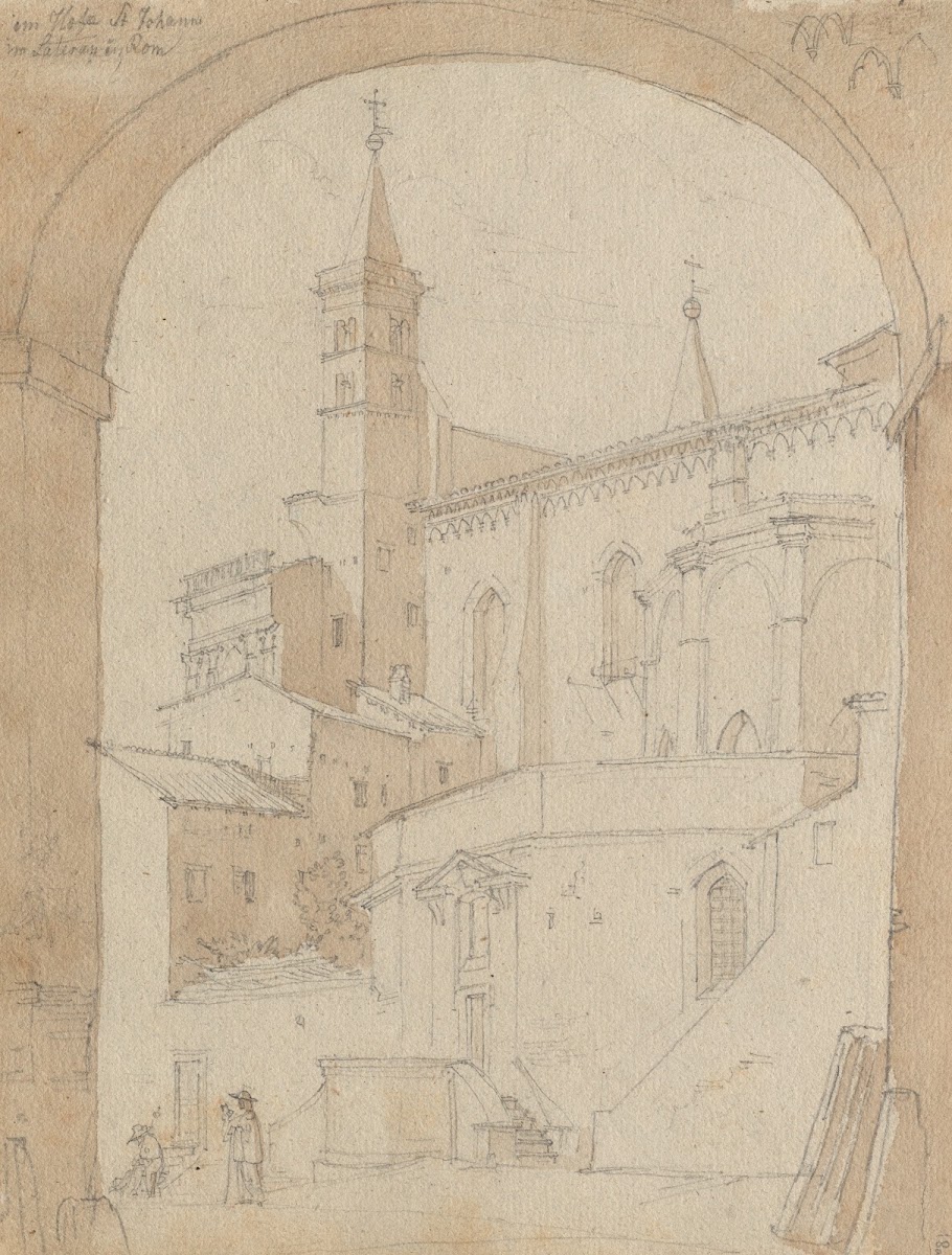 Album with Views of Rome and Surroundings Landscape Studies page 18a Saint John