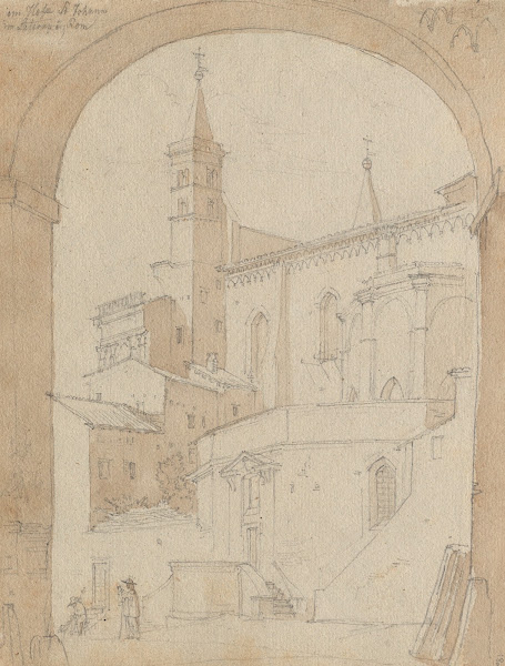 Album with Views of Rome and Surroundings Landscape Studies page 18a Saint John