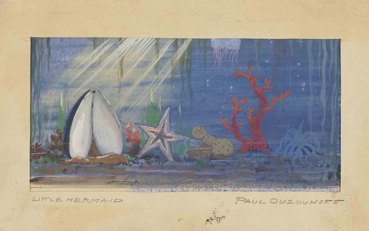 Dance Program for Young Folks Sketch no 1 Undersea Background 1934 1943