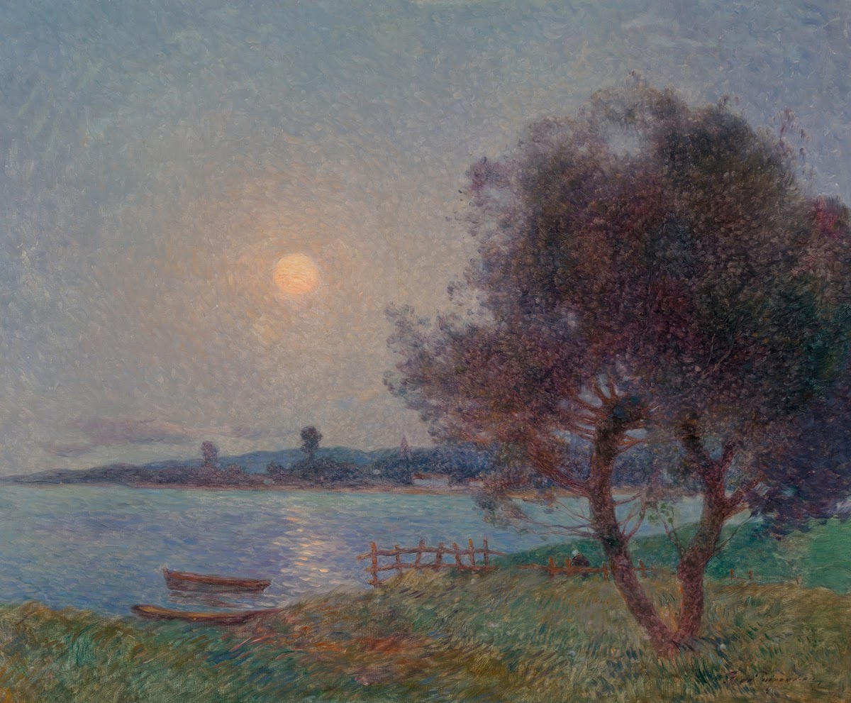 La rivière au clair de lune