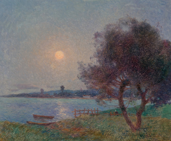 La rivière au clair de lune