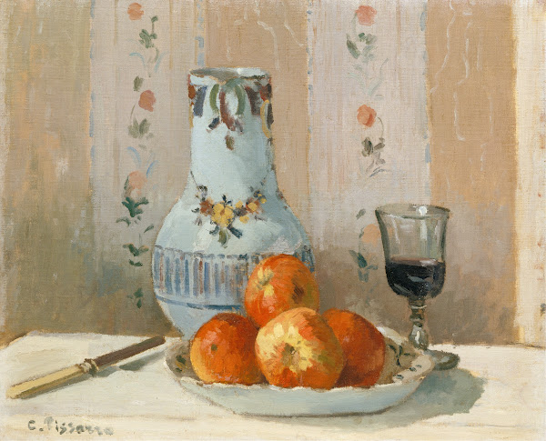 Still Life with Apples and Pitcher 1872