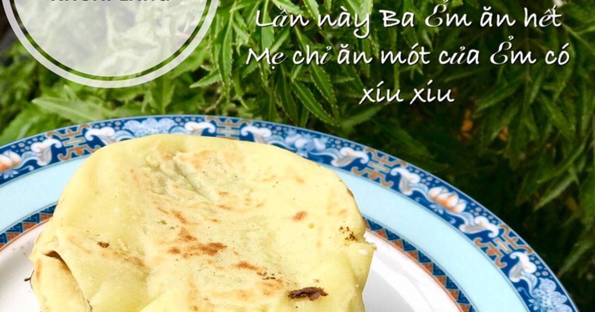 Ăn dặm- bánh pancake làm từ khoai lang