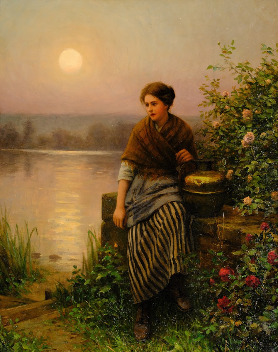 Gathering Roses at Dusk 1893