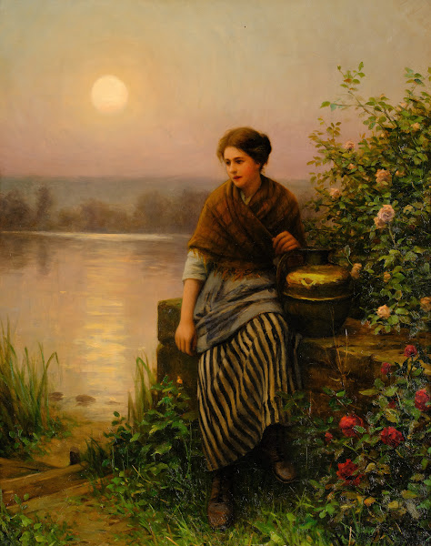 Gathering Roses at Dusk 1893