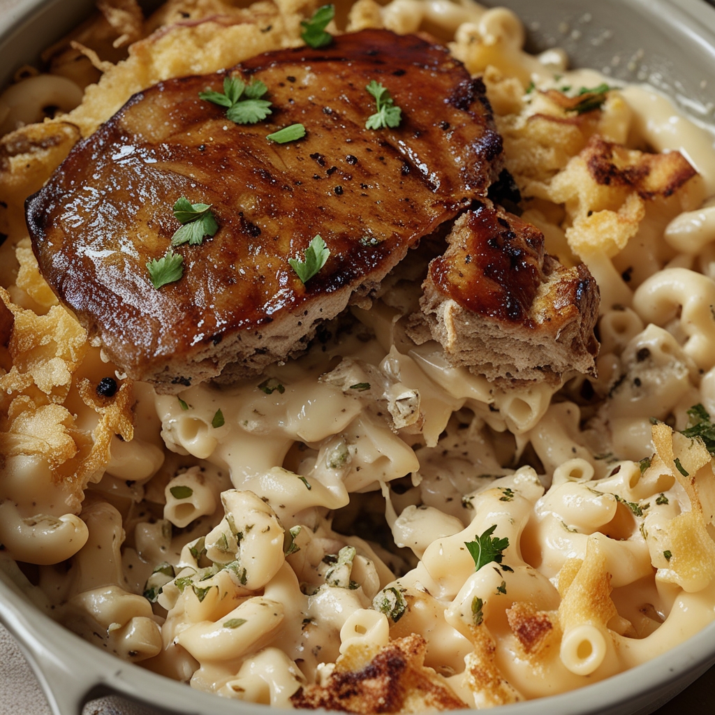 High-Protein Creamy Philly Cheesesteak Mac & Cheese – Easy Homemade Comfort Food finished