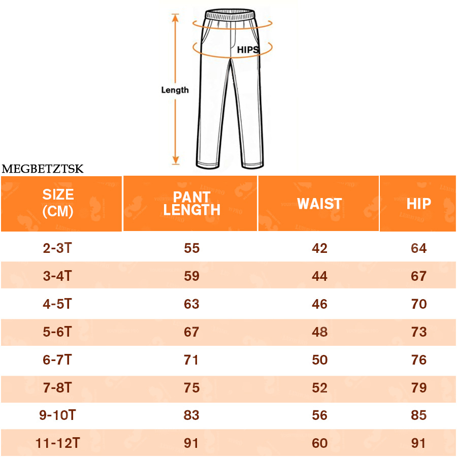 AOP MEG Kids straight leg pajama pants