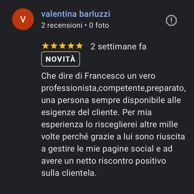 Recensione cliente