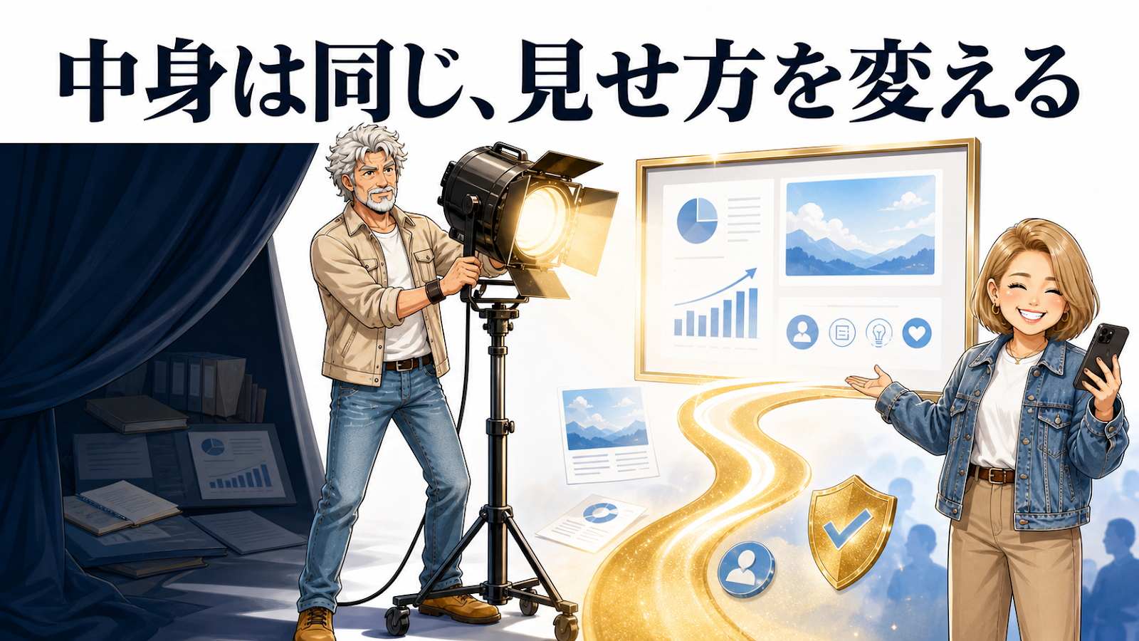 ジョセGと起業おかんが中身を変えず見せ方を変える転機を示す