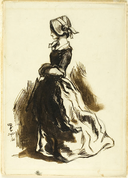 Full length Portrait of a Woman 1846