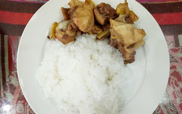 Thịt Gà Ta Kho Gừng