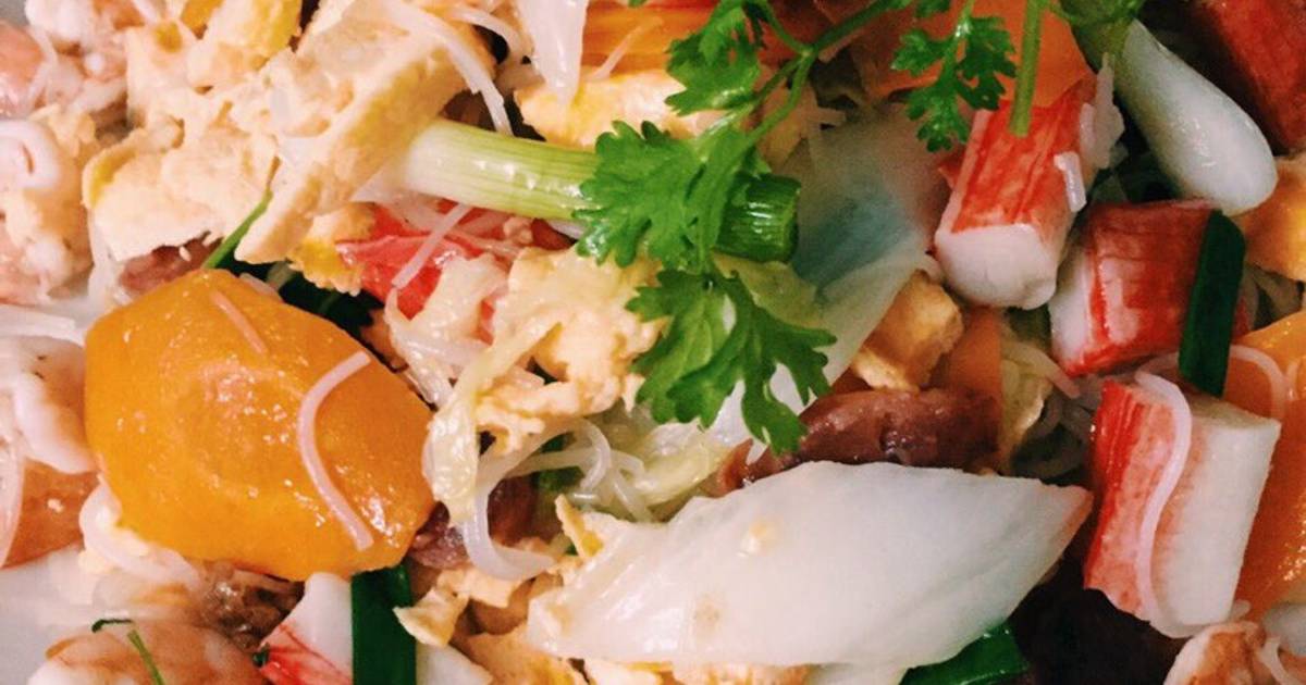 Bún xào Singapore