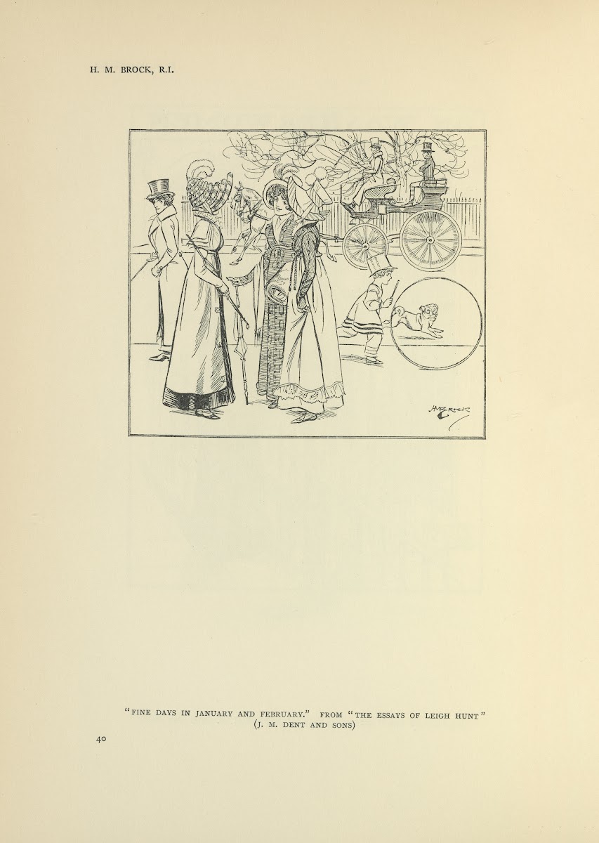 Fine days in January and February  The essays of Leigh Hunt 1914