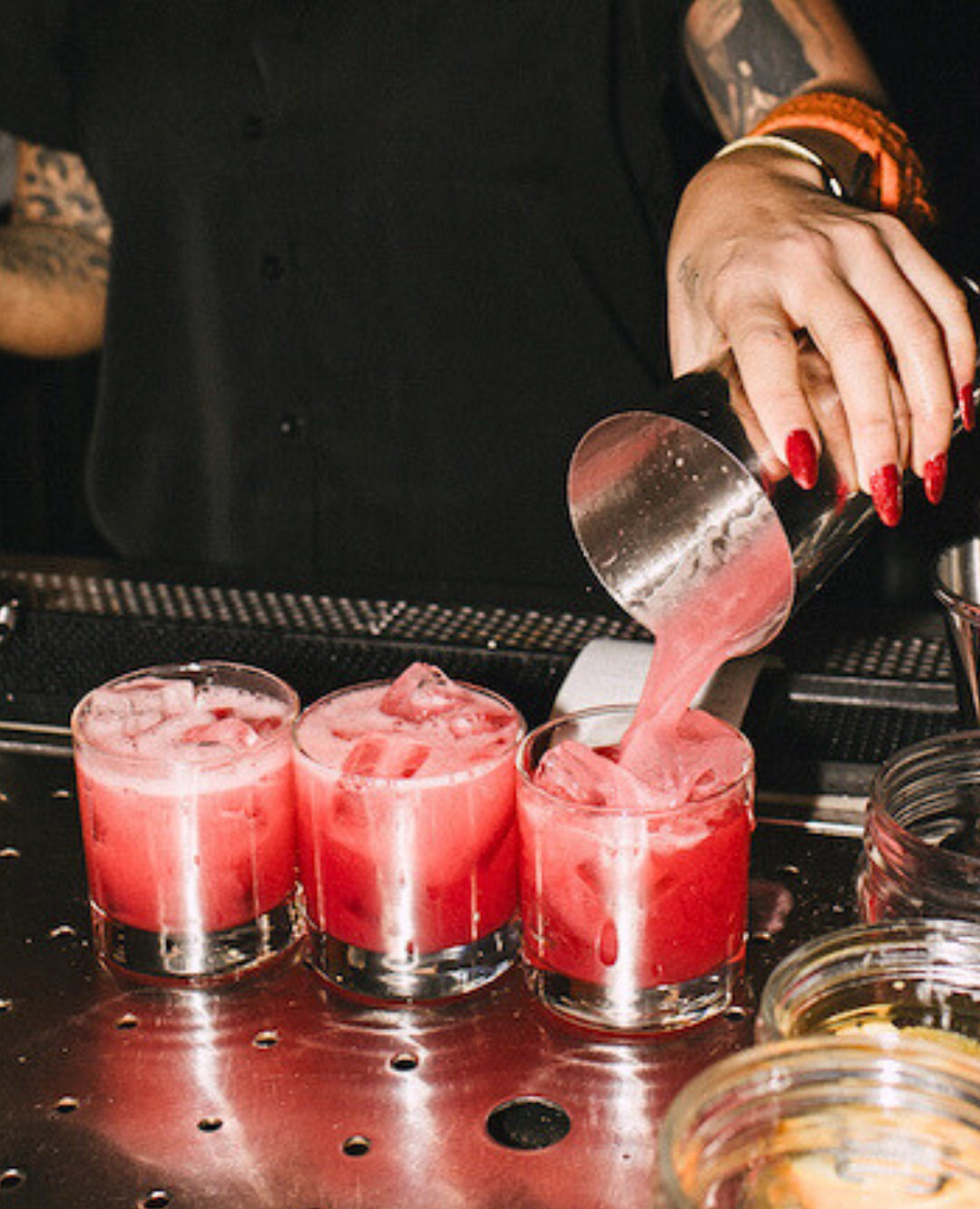 Signature cocktails served at Dirty Little Secret