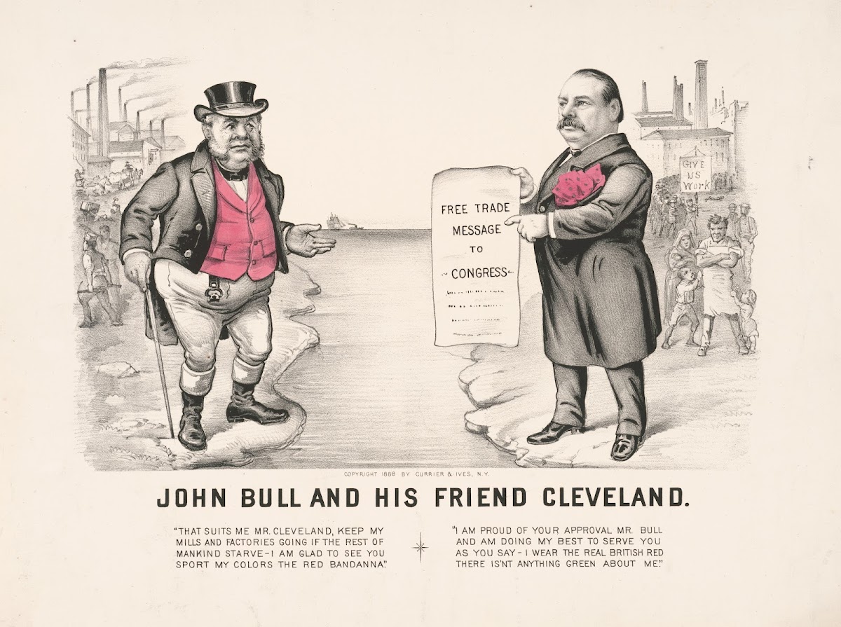 John Bull and his friend Cleveland 1888