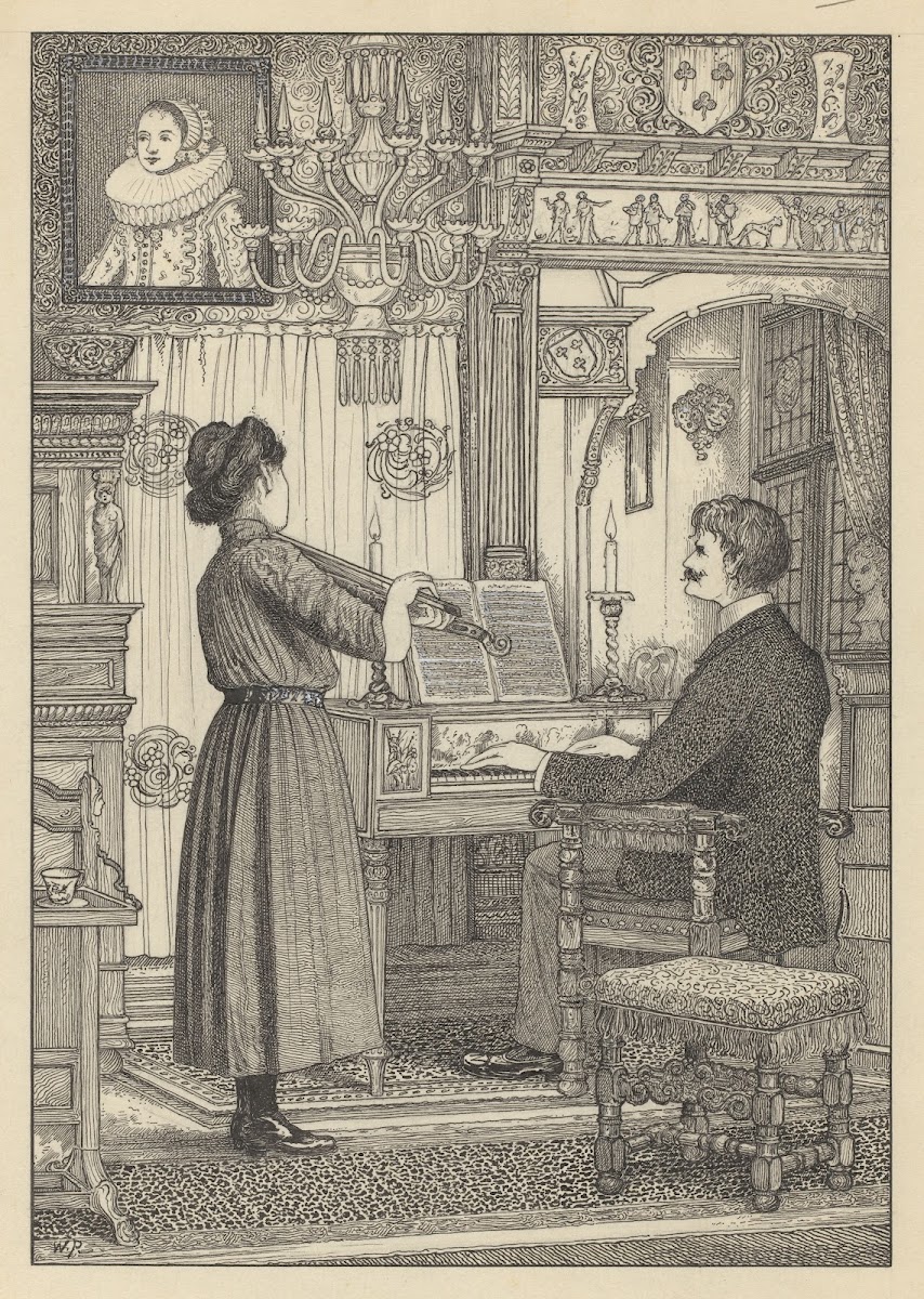 Musicerende man en vrouw 1887   1916